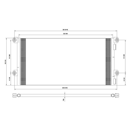 Platinum Hd 1996-2012 Volvo Vn Series Condenser HDH010156